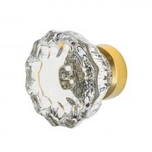 Nostalgic Warehouse 755389 - Nostalgic Warehouse Crystal 1 3/8'' Cabinet Knob in Polished Brass
