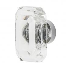 Nostalgic Warehouse 755443 - Nostalgic Warehouse Baguette Cut Crystal 1 3/4'' Cabinet Knob in Bright Chrome