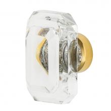 Nostalgic Warehouse 755448 - Nostalgic Warehouse Baguette Cut Crystal 1 3/4'' Cabinet Knob in Unlacquered Brass