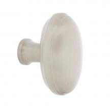 Nostalgic Warehouse 756125 - Nostalgic Warehouse Homestead Brass 1 3/4'' Cabinet Knob in Satin Nickel