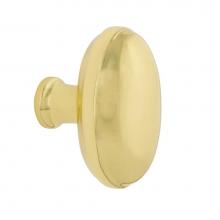 Nostalgic Warehouse 756127 - Nostalgic Warehouse Homestead Brass 1 3/4'' Cabinet Knob in Unlacquered Brass