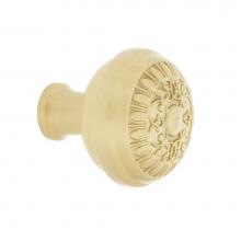 Nostalgic Warehouse 756168 - Nostalgic Warehouse Egg And Dart Brass 1 3/8'' Cabinet Knob in Satin Brass