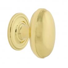 Nostalgic Warehouse 769499 - Nostalgic Warehouse Homestead Brass 1 3/4'' Cabinet Knob with Classic Rose in Polished B