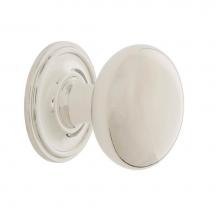 Nostalgic Warehouse 769549 - Nostalgic Warehouse New York Brass 1 3/8'' Cabinet Knob with Classic Rose in Polished Ni