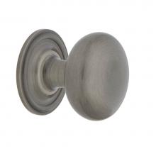 Nostalgic Warehouse 769552 - Nostalgic Warehouse New York Brass 1 3/8'' Cabinet Knob with Classic Rose in Antique Pew