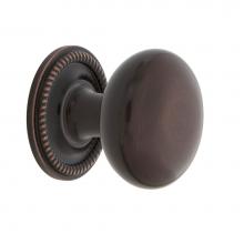 Nostalgic Warehouse 769565 - Nostalgic Warehouse New York Brass 1 3/8'' Cabinet Knob with Rope Rose in Timeless Bronz