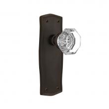 Nostalgic Warehouse 706519 - Nostalgic Warehouse Prairie Plate Single Dummy Waldorf Door Knob in Oil-Rubbed Bronze