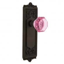 Nostalgic Warehouse 722340 - Nostalgic Warehouse Egg & Dart Plate Single Dummy Waldorf Pink Door Knob in Oil-Rubbed Bronze