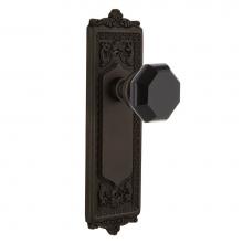 Nostalgic Warehouse 722342 - Nostalgic Warehouse Egg & Dart Plate Single Dummy Waldorf Black Door Knob in Oil-Rubbed Bronze