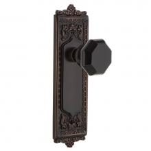 Nostalgic Warehouse 724539 - Nostalgic Warehouse Egg & Dart Plate Privacy Waldorf Black Door Knob in Timeless Bronze