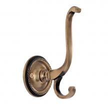 Nostalgic Warehouse 702231 - Nostalgic Warehouse Rope Coat Hook in Antique Brass