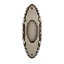Nostalgic Warehouse 703010 - Nostalgic Warehouse Beaded Flush Pull in Antique Pewter
