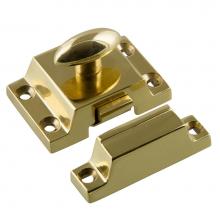 Nostalgic Warehouse 720145 - Nostalgic Warehouse Plain Flush Catch in Unlacquered Brass