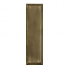 Nostalgic Warehouse 702237 - Nostalgic Warehouse New York Pushplate in Antique Brass