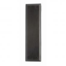 Nostalgic Warehouse 703025 - Nostalgic Warehouse New York Pushplate in Oil-Rubbed Bronze