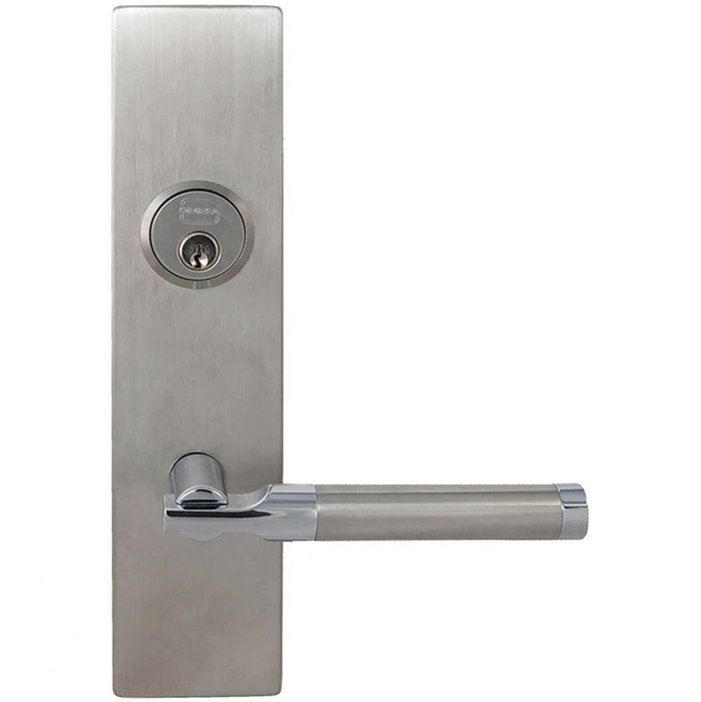 Mortise Lockset ''F'' Lh US32D