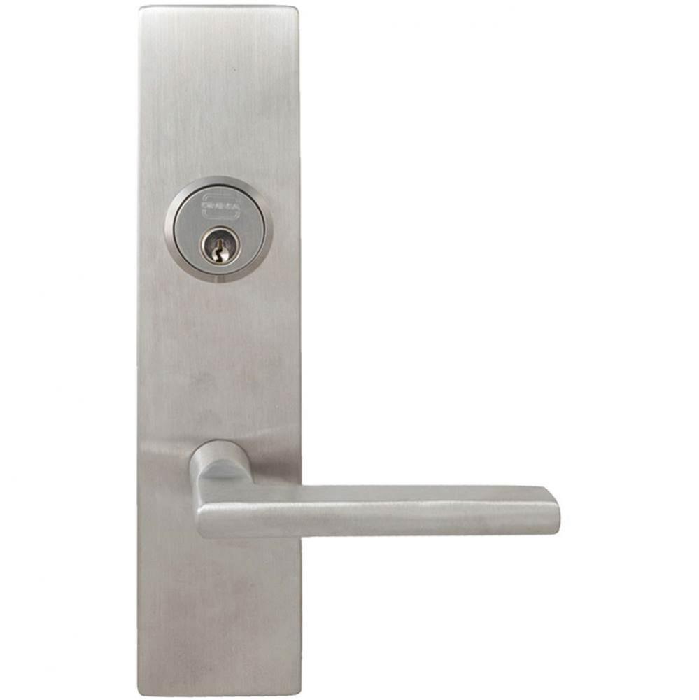 Mortise Lockset ''F'' Lh US32D