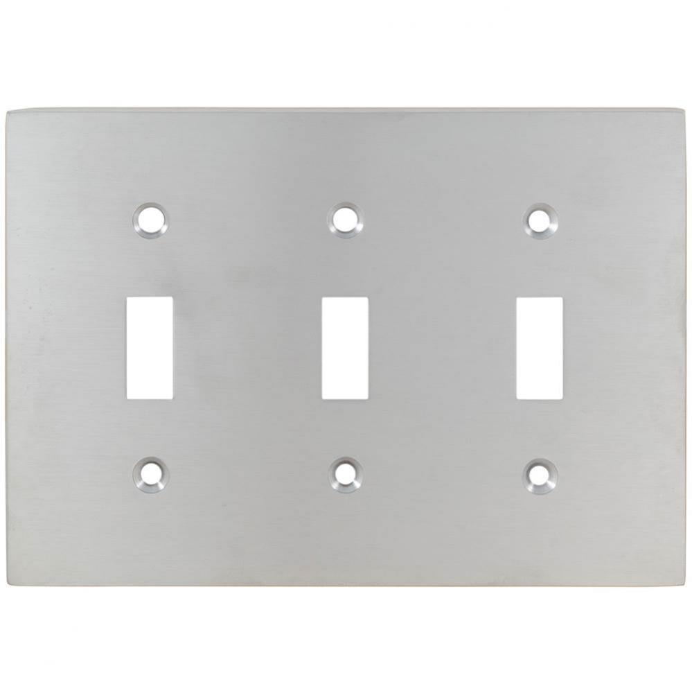 Triple Toggle Switchplate US3