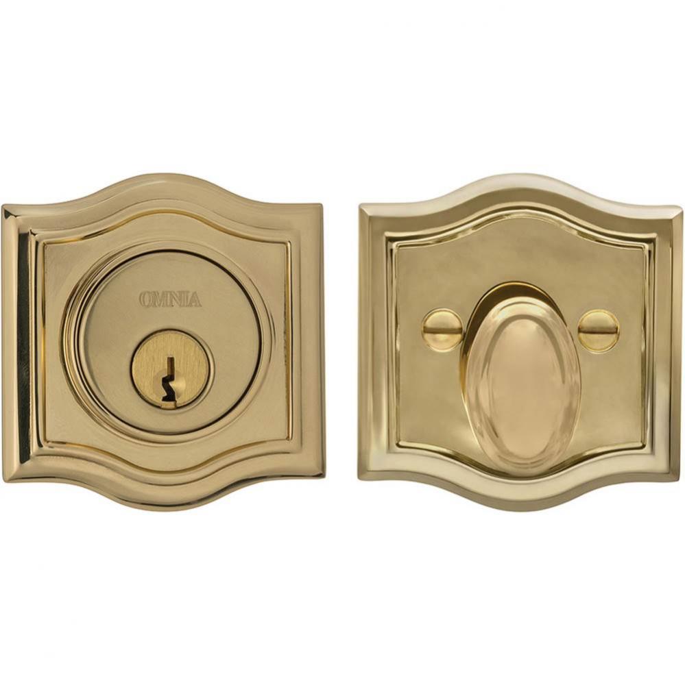 Arched Aux. Deadbolt Set US3