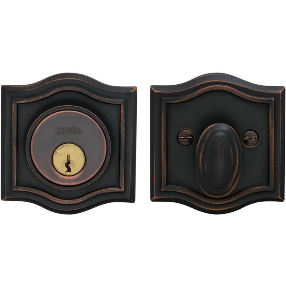 Arched Aux. Deadbolt Set Tb