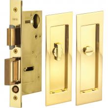 Omnia 7035/L.3 - Pocket Door Lockset ''L'' US3