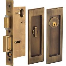 Omnia 7037/A.5 - Pocket Door Lockset ''A'' US5