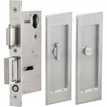 Omnia 7037/L.26D - Pocket Door Lockset US26D