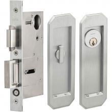 Omnia 7039/A.26D - Pocket Door Lockset ''A'' US26D
