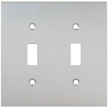 Omnia 8012/D.3 - Double Toggle Switchplate US3