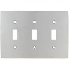 Omnia 8012/T.3 - Triple Toggle Switchplate US3