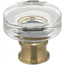 Omnia 9936/32.US4 - Puck Glass Cabinet Knob US4