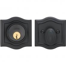 Omnia ARCHDBA38.34.10B - Arched Aux. Deadbolt Set US10B