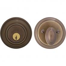 Omnia COLDBA38.38.SB - Colonial Deadbolt Set Sb