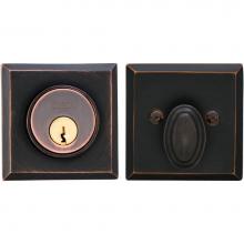 Omnia RECTDBA34.38.TB - Rectangular Deadbolt Set Tb