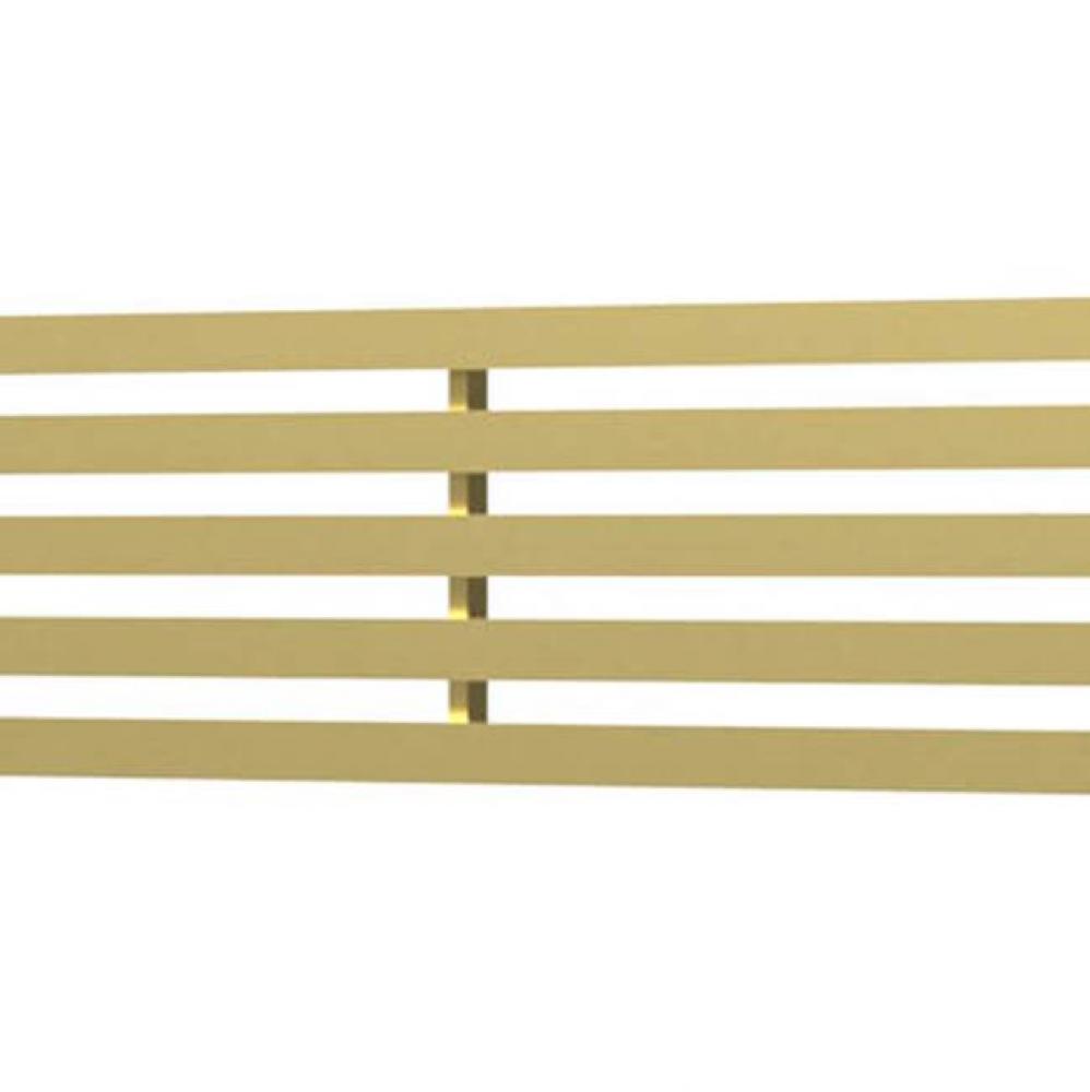 Drain Cover Lines 48In Brushed Gold