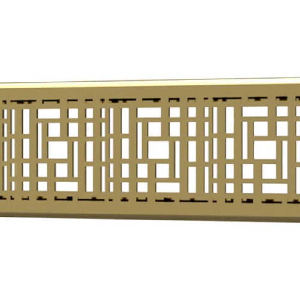 Drain Cover Deco 32In Polished Gold