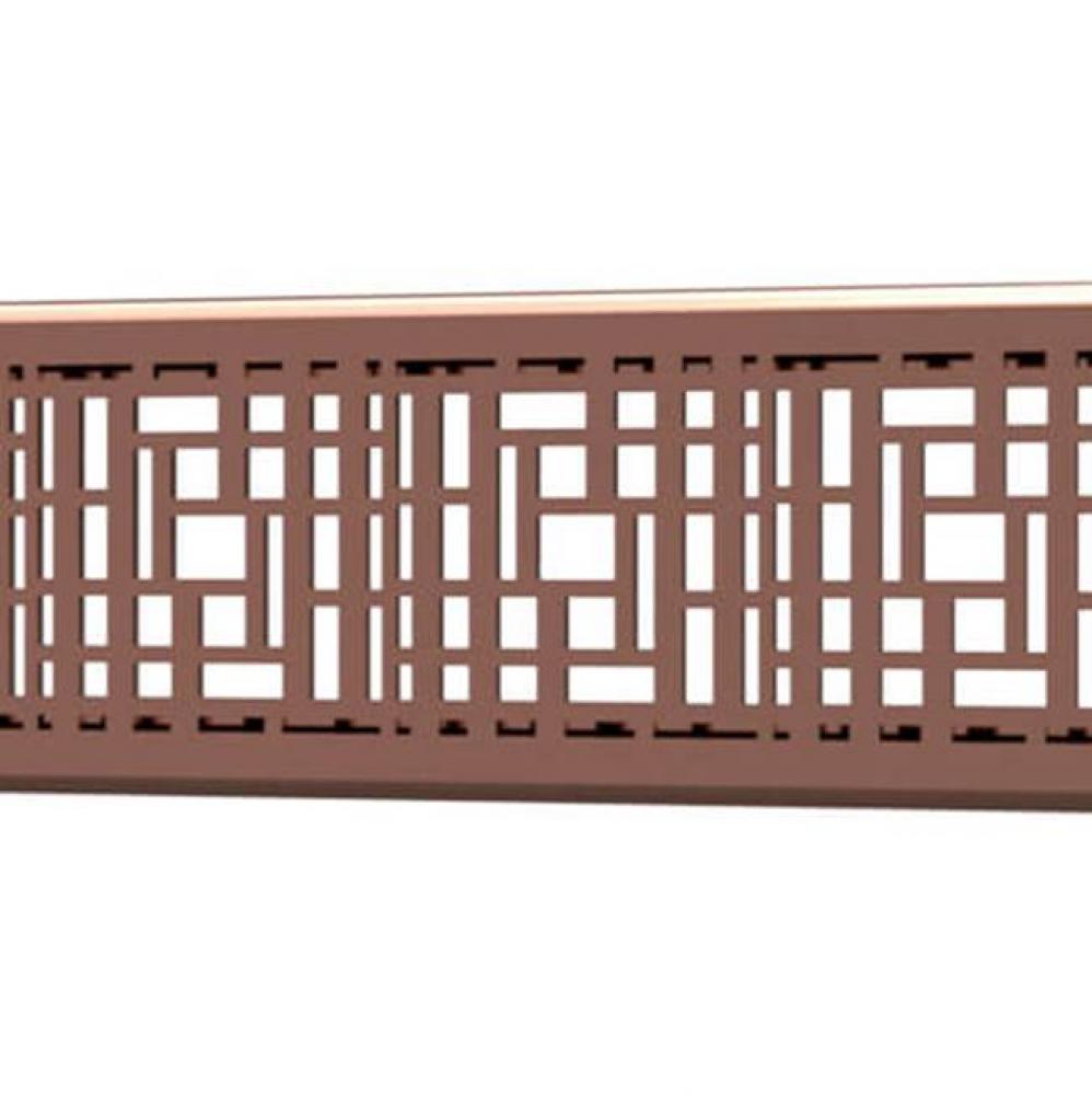 Drain Cover Deco 18In Polished Rose Gold