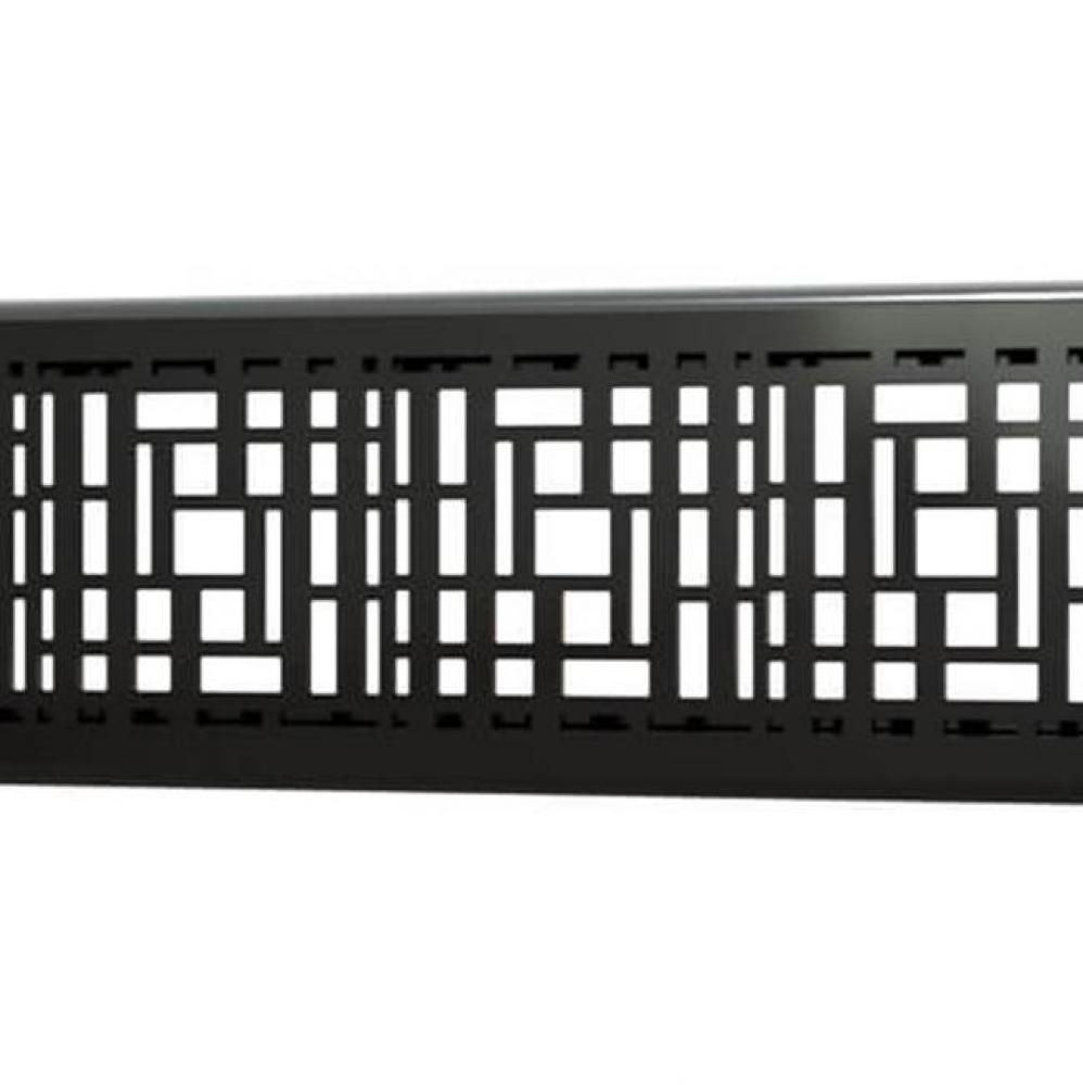 Drain Cover Deco 48In Polished Black