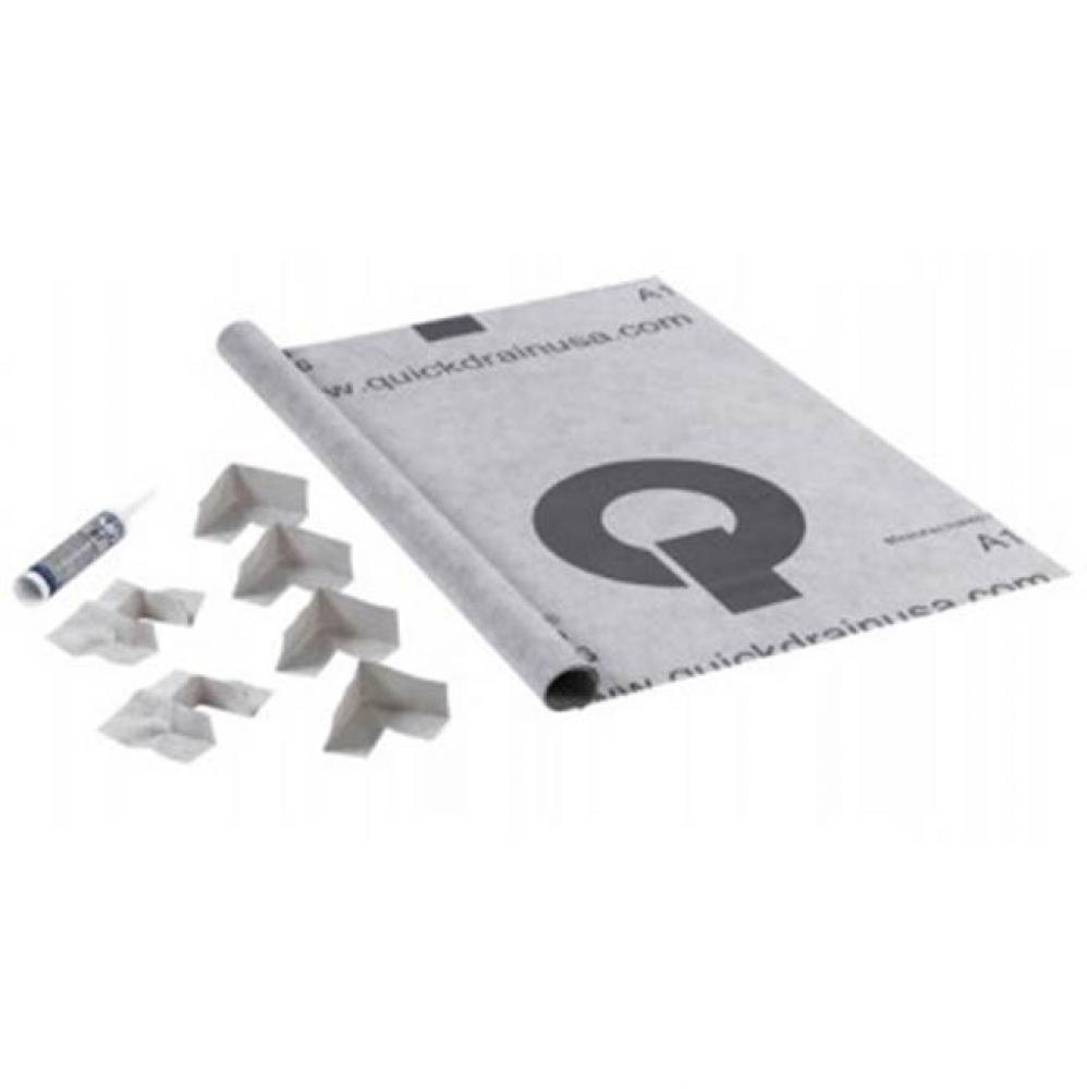 Sheet Waterproofing Kit  Ada And Curbless Showers Up To 74In