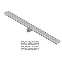 Quick Drain PVC4856D20-SWO - 48In Pvc Drain Body With A 2In Side Outlet