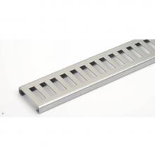 Quick Drain VERTICAL18-P - Drain Cover Vertical 18In Polished Stainless Steel