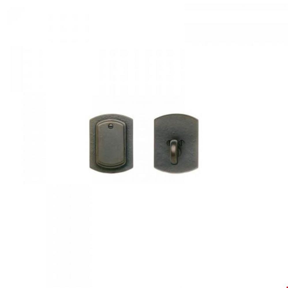 Curved Escutcheon Deadbolt Only, S/C