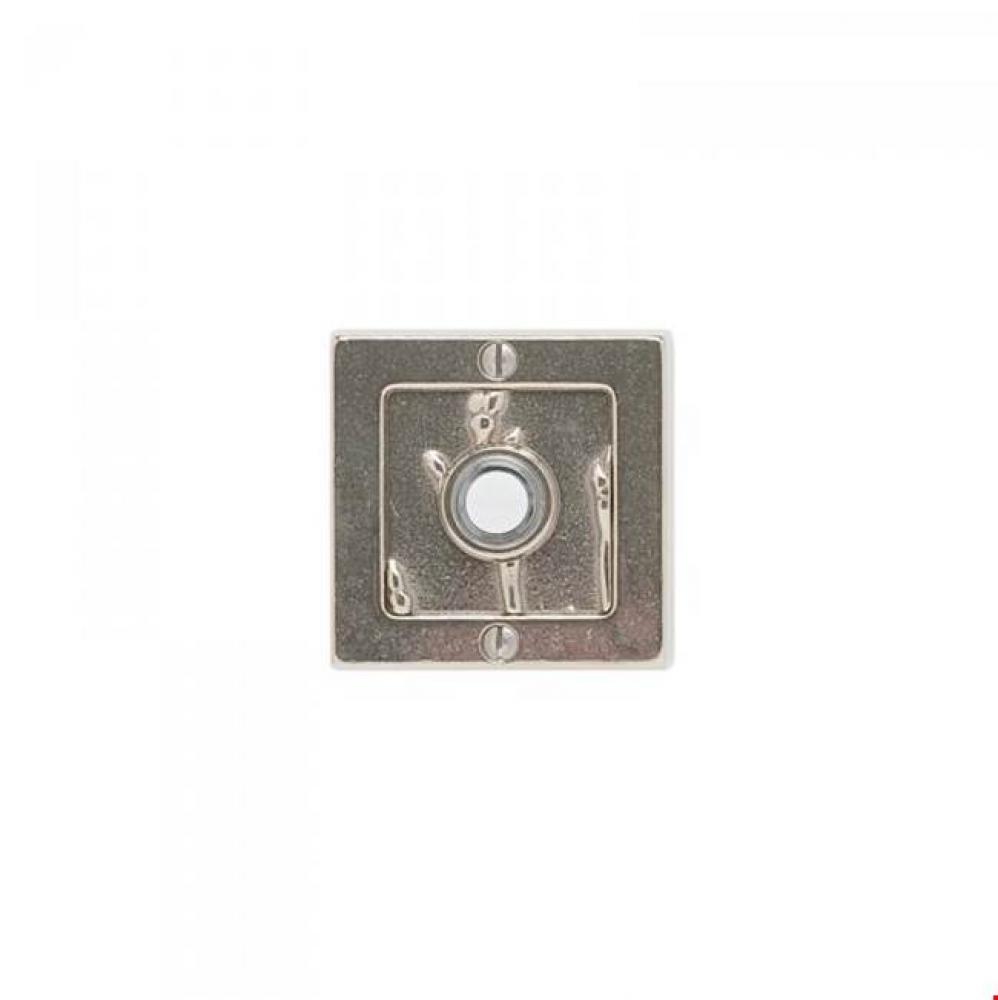 Square Designer Escutcheon Door Bell Button