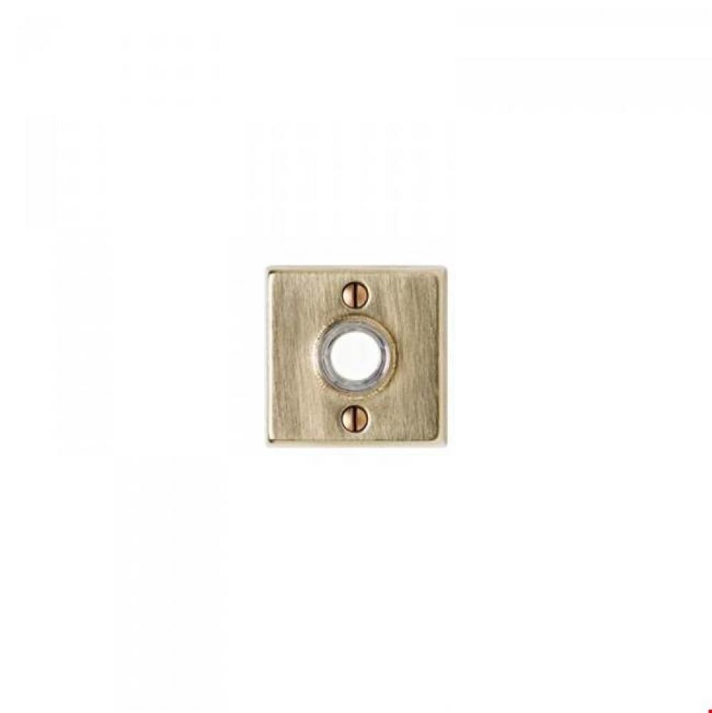 Square Metro Escutcheon Door Bell Button