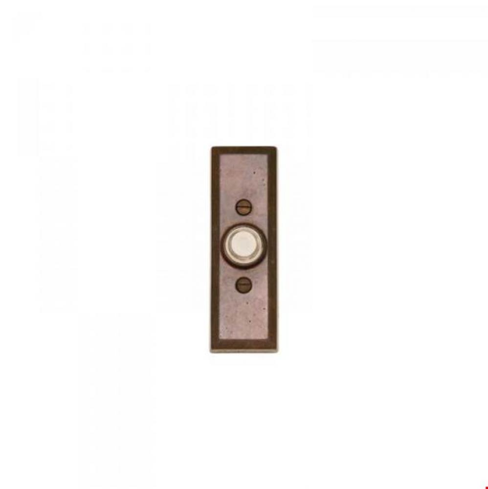 Rectangular Escutcheon Door Bell Button