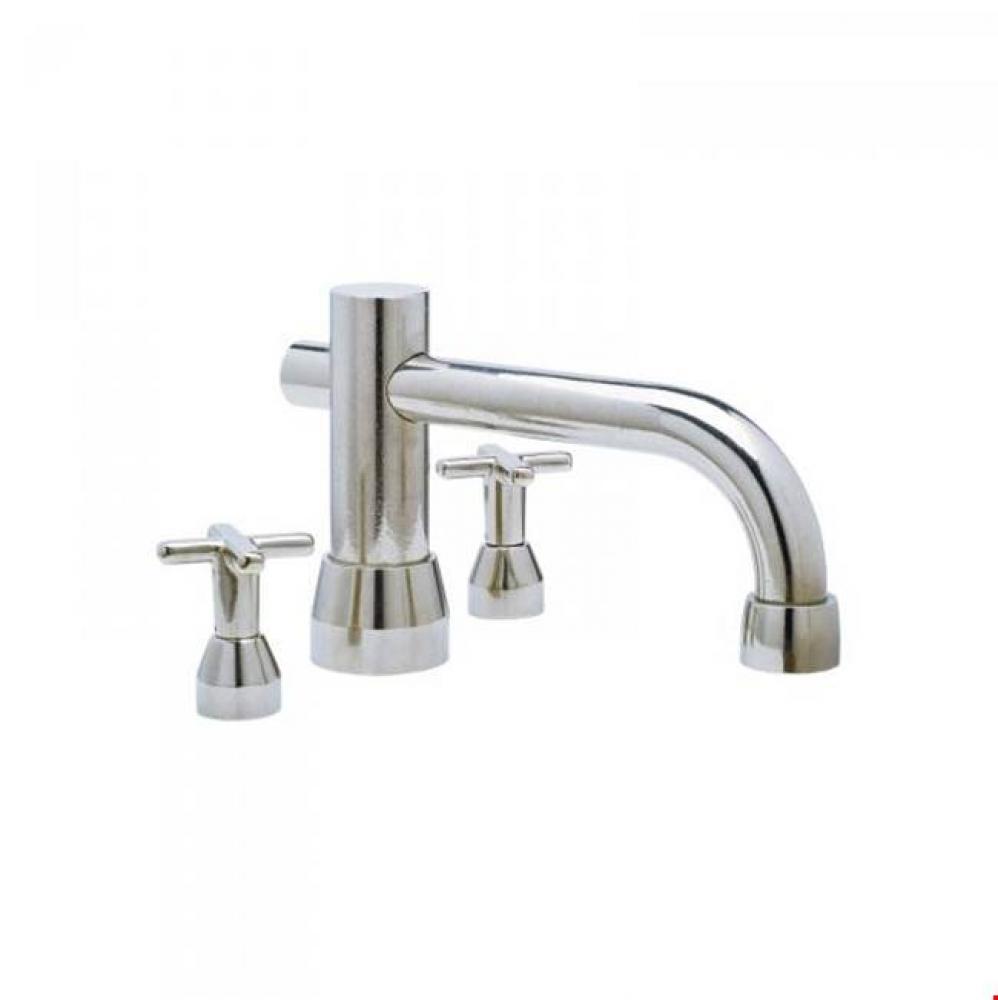 Plumbing Deck Mount Tub Filler Set