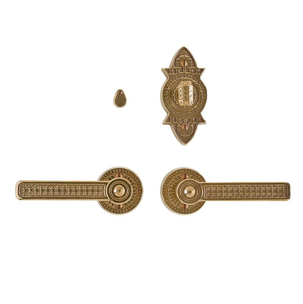 Round Briggs Escutcheon Passage Set