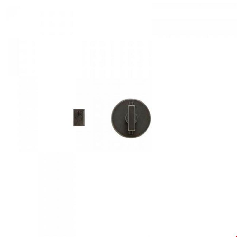 Round Metro Escutcheon Privacy Mortise Bolt Set