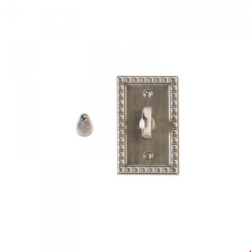 Corbel Rectangular Escutcheon Privacy Mortise Bolt Set