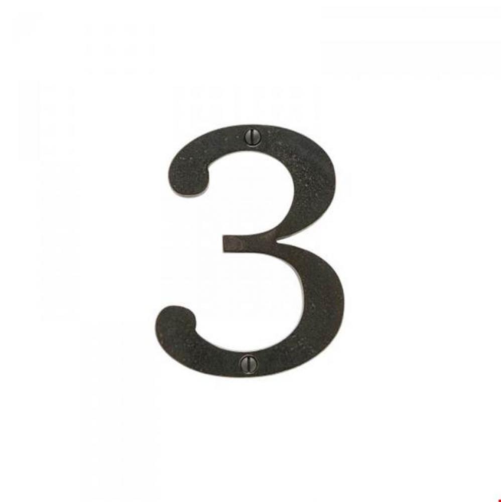 Home Accessory House Number, ITC Bookman, 4'', 3